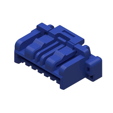 Molex 15 WB Single Plug Hsg 8Ckt Blue 502578-0804